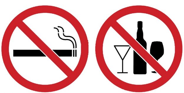 mesti alkoholį ir rūkyti prieš pakeliant krūtis